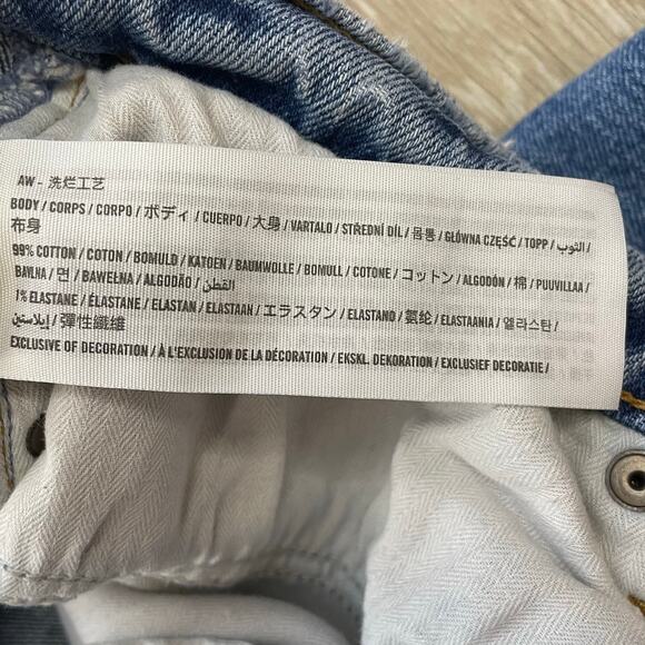 Abercrombie & Fitch 90s Relaxed High Rise Jeans Size 29 Short Blue Women’s Denim - Picture 4 of 10